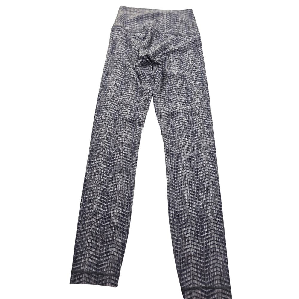 Lululemon sz 4 wunder under crop III grey marled 25" inseam stretch active y2k - Picture 3 of 8